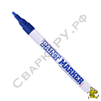 Маркер-краска промышленный Munhwa Slim синий 2мм