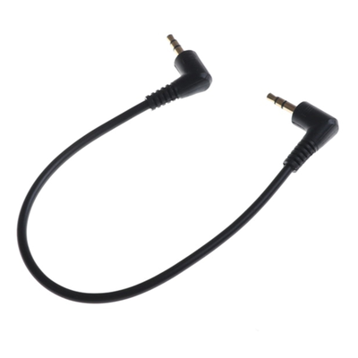 Стерео кабель TRS - TRS «мини джек / мини джек» (угловой L-type 3,5 мм), 18 cm (поштучно)