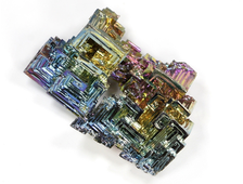 Висмут, яркий, радужный коллекционный кристалл, Германия (40*27*22 мм, 36 г) №25403