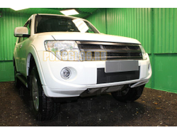Защита радиатора Mitsubishi Pajero IV 2011-2014 black