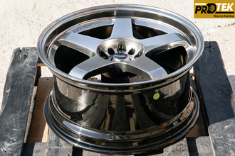 Комплект дисков R18 8,5J ET+25 5*114,3 Nismo LM Графит темный (J149)