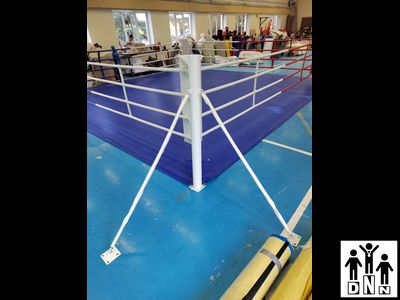 Ринг боксёрский на растяжках 5х5м (боевая зона 4х4м, монтажная площадка 8х8м) DNN