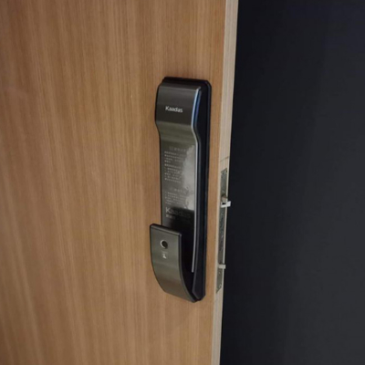 Врезной электронный дверной замок Kaadas K9-5W Black с отпечатком пальца