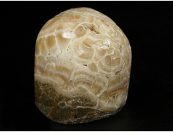 Арагонит, почковидные агрегаты, полировка, Россия, КЧР, Урупский район (32*32*22 мм, 41 г) №37742