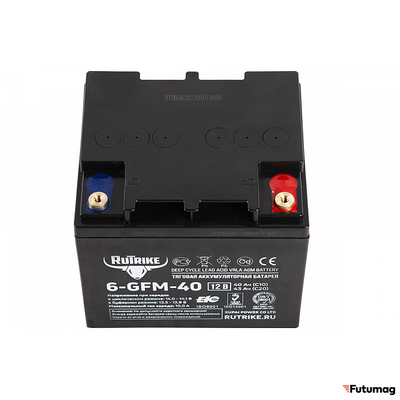 Аккумуляторная батарея RuTrike 6-GFM-40 (12V43A/H C20)