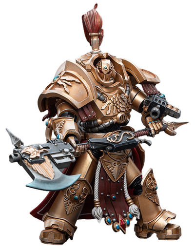 Алларус Терминатор Кустодес - Хранитель (Warhammer 40k) - КОЛЛЕКЦИОННАЯ ФИГУРКА 1/18 Adeptus Custodes Allarus Custodian Osyr Archimaxes (JT3921) - JOYTOY