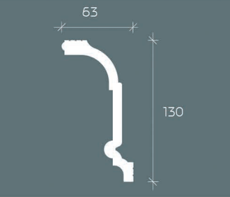 Карниз 6.50.246 - 130*63*2000мм