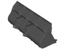 Technic Digger Bucket 10 x 18, Black (32030 / 4160845 / 4199362 / 4537990 / 4622565)