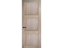 Двери из неокрашенной лиственницы ДГ 3Ф