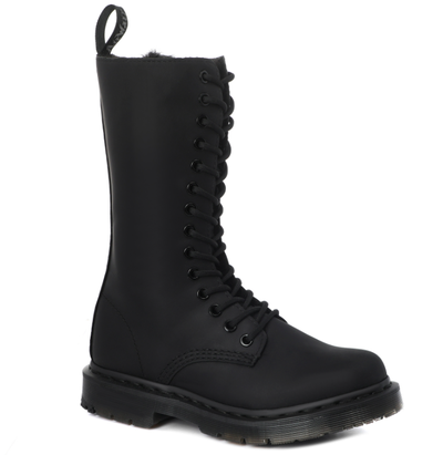 Ботинки Dr. Martens Fur Lined 1b99 (Черные с мехом)