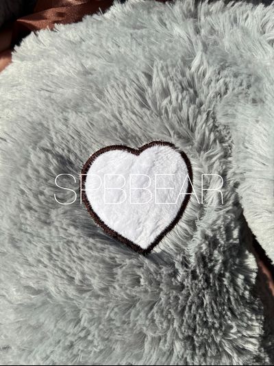 Большой плюшевый медведь 135 см серый Михель