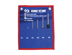 Набор выколоток, чехол из теторона, 6 предметов KING TONY 1006PRN