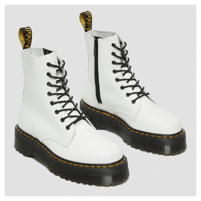 Ботинки Dr Martens Jadon на толстой подошве белые женские