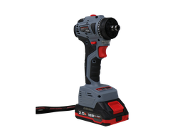 Аккумуляторный бесщеточный шуруповерт со сменными насадками PROFIPOWER MKBL-18BM