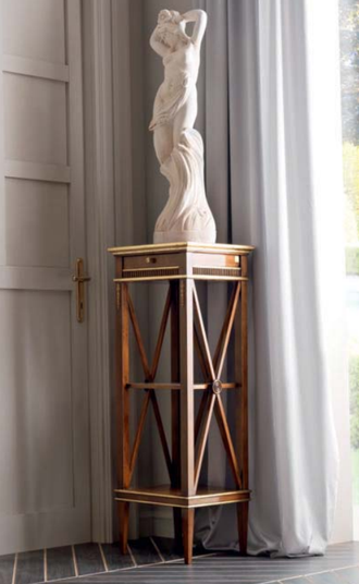 Подставка под цветы с ящиком (36*36*h108) art.12.26 GOLD TOSATO