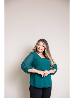 Блуза 15197 зелёный 54,58,60р Sale