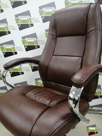Кресло Everprof Kron M Экокожа Коричневый