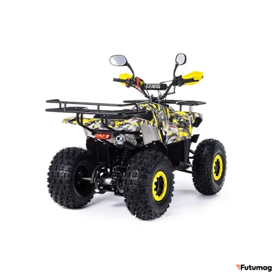Квадроцикл Motax ATV Grizlik Super Lux 125 сс (AB) Желтый-камуфляж
