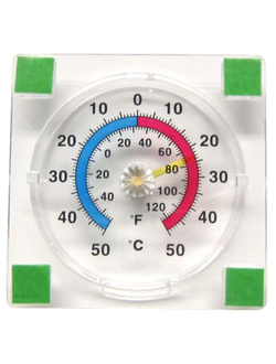 Термометр (-50°C /+50°C) фасадный пластик