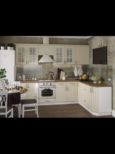 Лондон крем модульная кухня