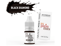 Пигмент для век Black diamond (Черный алмаз) AS-Company, 6мл