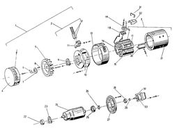 Насос с электродвигателем А14Х/А18Х-ЕС 6,5/7,5/28-7 ЕВ 687