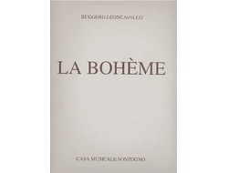 Leoncavallo. La Boheme Klavierauszug (it)