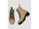 Ботинки Dr. Martens Leona Nubuck Leather бежевые