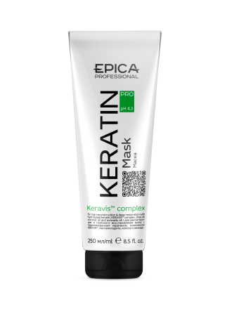 Keratin PRO Маска для реконструкции и глубокого восстановления волос 250 мл.