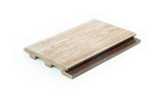 Террасная доска полнотелая бесшовная с тиснением под дерево