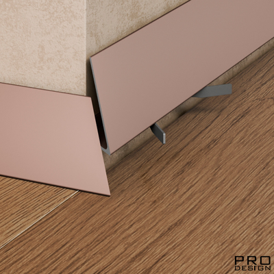 Плинтус Pro Design Corner 570 Анодированный коньяк