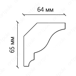 Карниз гладкий S6K5