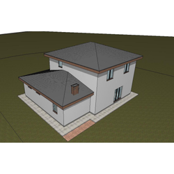 Двухэтажный дом с четырьмя спальнями 183м² (S81)