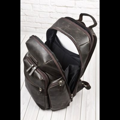 Кожаный рюкзак Bertario brown (арт. 3102-04)