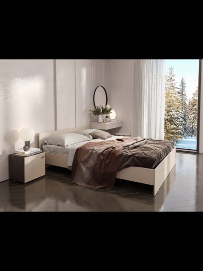 Гиза кровать 1,6 м Меланж (с основанием)