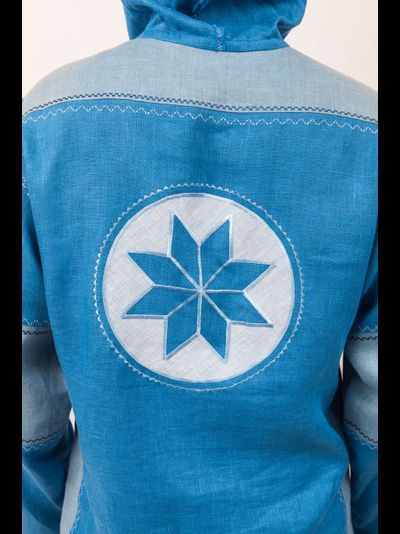 Рубаха с капюшоном "Витязъ" с Алатырем