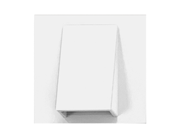 Лицевая панель для вывода кабеля, белый сатин Rikett - 35170 MW