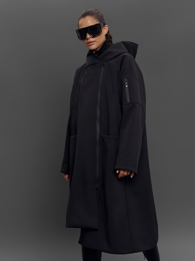 Плащ Train Черный