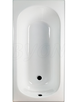 Прямоугольная чугунная ванна Byon 13,120x70x39 см