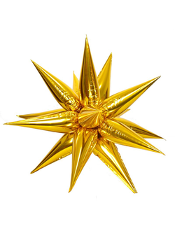 Шар 26/66 Фигура звезда составная Золото 2 шт