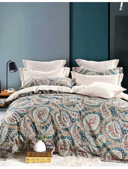 Постельное белье CRISTELLE AMANTE комплект сатин полутороспальное 150x200x1 180x230x1 50x70x1 70x70x1 AM01-85