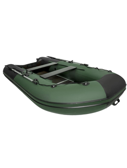 Моторная лодка Ривьера Компакт 3400 СК "Комби" зеленый / черный