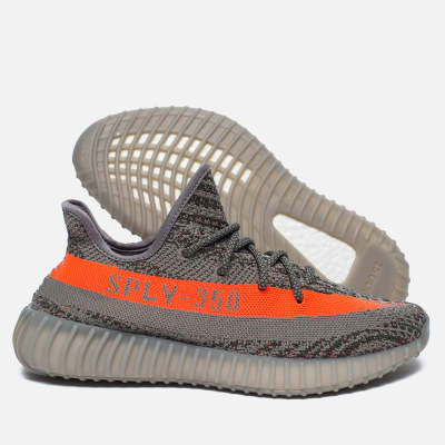 Grey yeezy hot sale boost