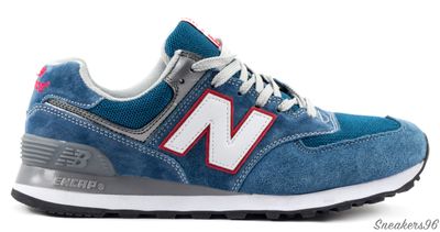 New Balance 574 Мужские Blue/red (41-45)