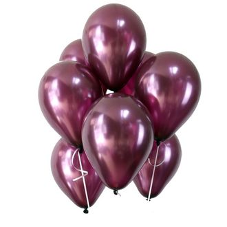 8 фиолетовых воздушных шара