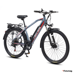 Электровелосипед WHITE SIBERIA CAMRY ALLROAD 500W матовый синий