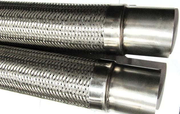 МРВД Металлорукав высокого давления из нержавеющей стали с патрубками под приварку