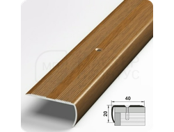 Порог угловой Лука ПУ 06.2700.088 Орех