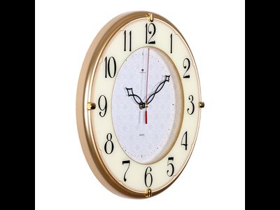 Часы настенные Классика с узором золото 32,5*32,5 [96 531]