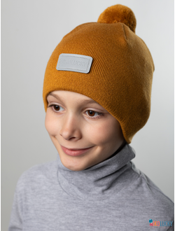 Шапка 24201-02 х/б подклад, горчичный 54-56